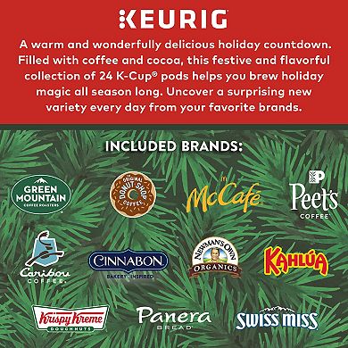 Keurig® K-Cup® Pods Advent Calendar Variety Pack, 24 Count