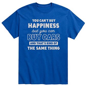 Men's Can't Buy Happiness Cars Tee