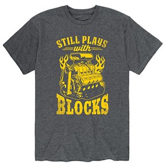 Men's Still Plays With Blocks Tee