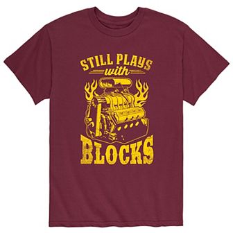 Men's Still Plays With Blocks Tee