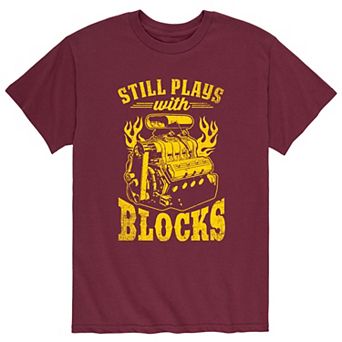 Men's Still Plays With Blocks Tee