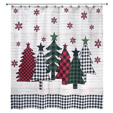 Avanti Tis The Season Shower Curtain