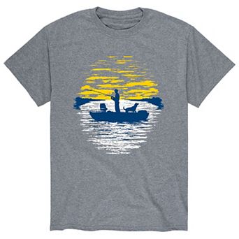 Men's Sunset Fishing Tee