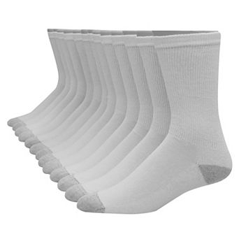 Men's Hanes Ultimate® 12 + 1 Bonus Pack Soft & Durable Crew Socks