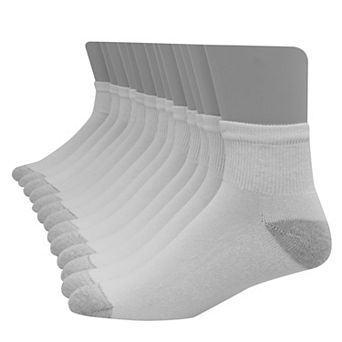 Men's Hanes® Ultimate 12+1 Bonus Pack Soft & Durable Ankle Socks