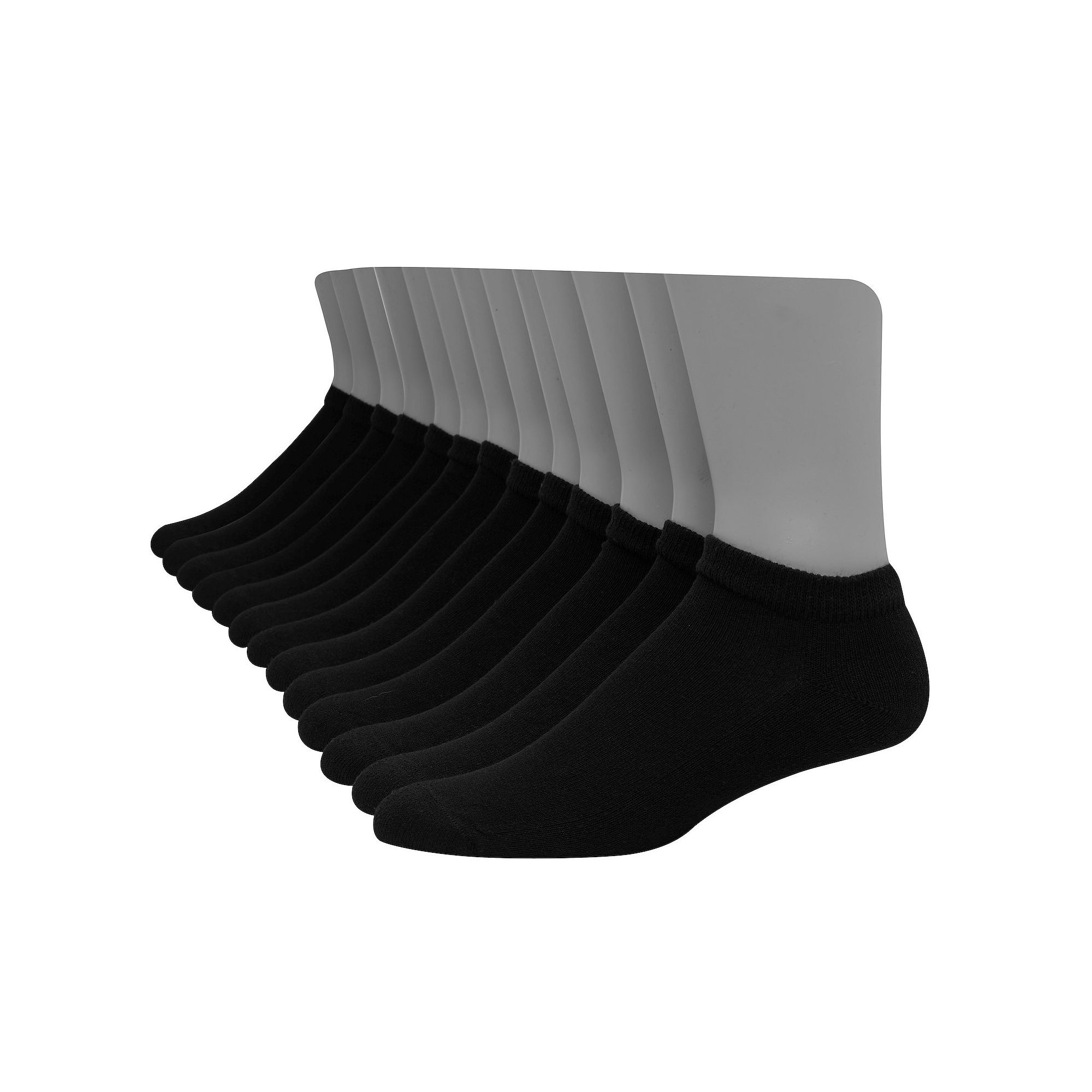 Mens Hanes Ultimate® 12 + 1 Bonus Pack Soft & Durable Low-Cut Socks, Size