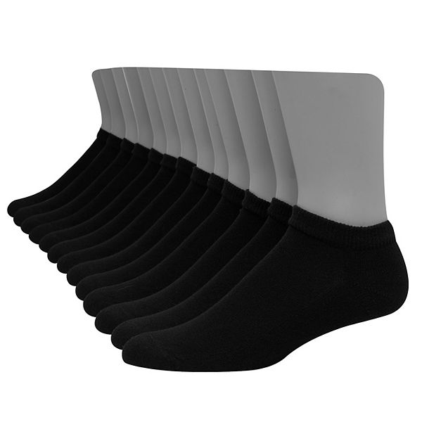 Men's Hanes Ultimate® 12 + 1 Bonus Pack Soft & Durable Low-Cut Socks