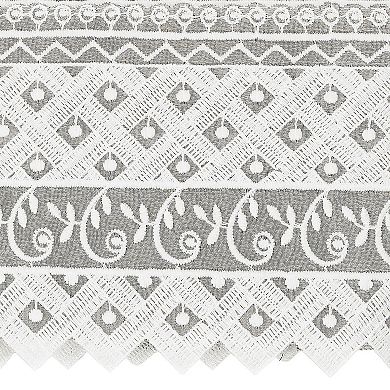 Linum Home Textiles Turkish Cotton Aiden 2-piece White Lace Embellished Hand Towel Set