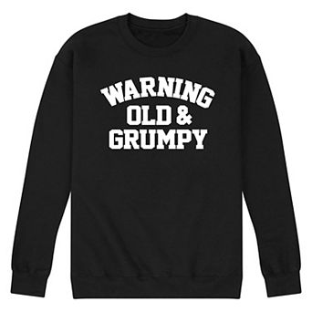 Men's Warning Old Grumpy Sweatshirt