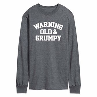 Men's Warning Old Grumpy Tee