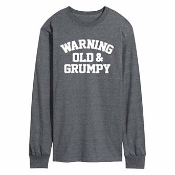 Men's Warning Old Grumpy Tee