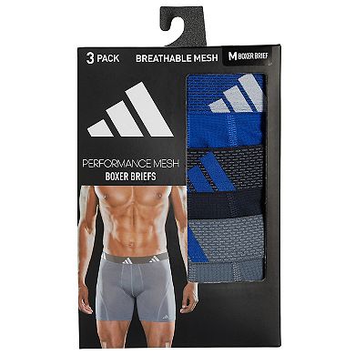Men's adidas 3-pack Sport Performance Mesh 5" Boxer Briefs
