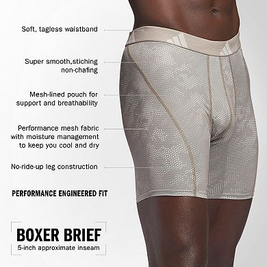 Men's adidas 3-pack Sport Performance Mesh 5" Boxer Briefs
