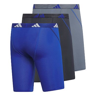Men's adidas 3-pack Sport Performance Mesh 9" Long-Leg Boxer Briefs