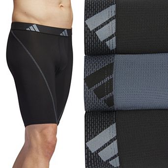 Men's adidas 3-pack Sport Performance Mesh 9" Long-Leg Boxer Briefs