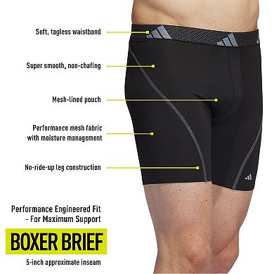 Big & Tall adidas 3-pack Sport Performance Mesh Boxer Briefs