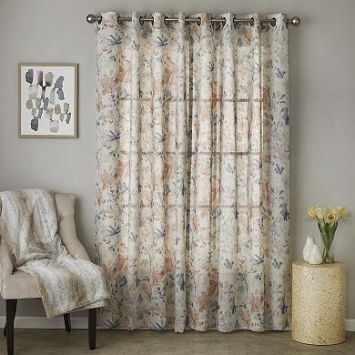 SKL Home Painted Garden 1-panel Window Curtain