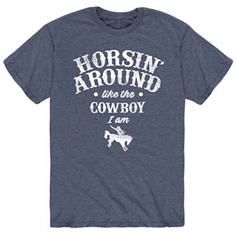 Men's Horsin Around Cowboy Tee