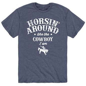 Men's Horsin Around Cowboy Tee