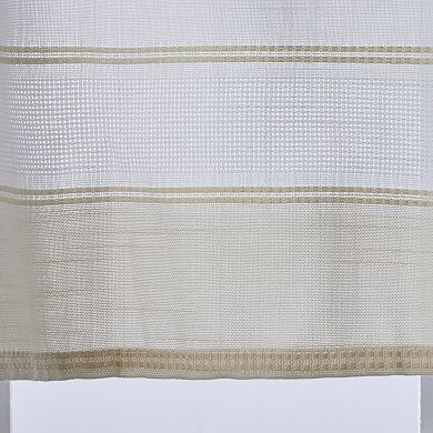 SKL Home Carrick Stripe Window Valance in Natural