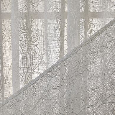 SKL Home Isabella Lace 1-panel Window Curtain