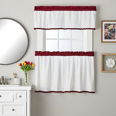 SKL Home Marrisa Window Valance in Black