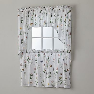 SKL Home Wildflower Script Window Tier Pair