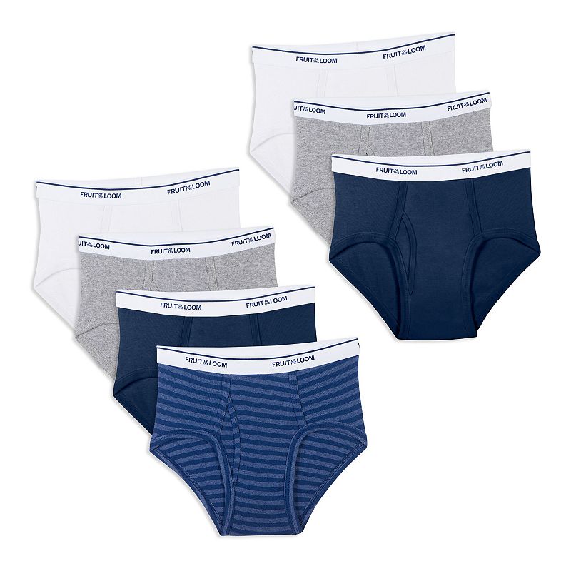 Boys Fruit of the Loom 7-Pack Signature Briefs, Boys, Size: XS, Multicolor