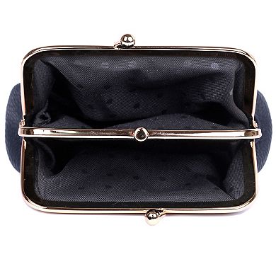 Dopp Triple Frame Leather Coin Purse