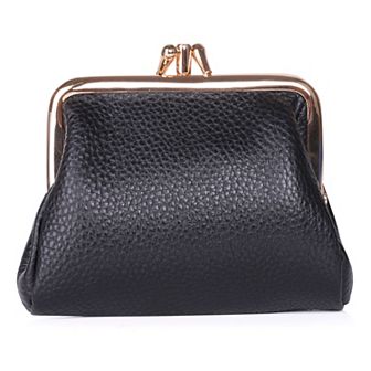 Dopp Triple Frame Leather Coin Purse