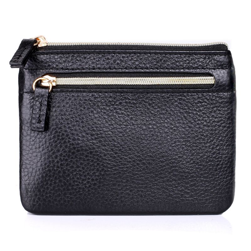 Dopp Pik-Me-Up Large Leather I.D. and Card Case, Black