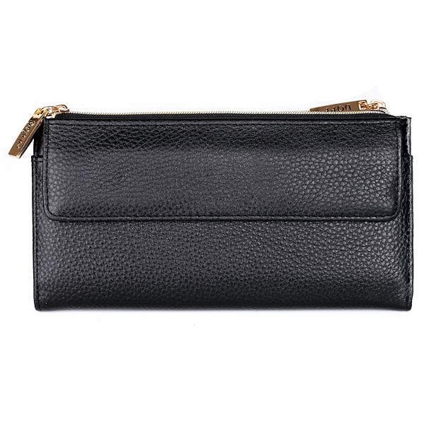 Dopp Portafoglio Cosmopolitan Con Blocco RFID – 9 Scomparti, 2 Cerniere, Tasche Porta Documenti - 3