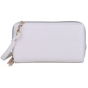 Dopp Ultimate Organizer Leather Crossbody Wallet