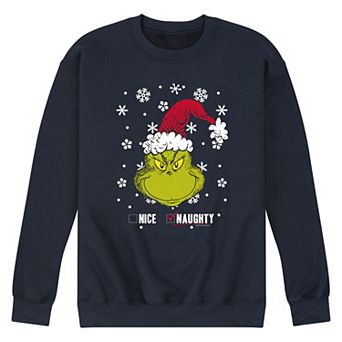 Men's Dr. Suess The Grinch Bad Or Nice Sweatshirt
