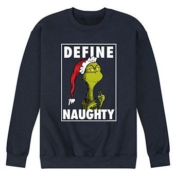 Men's Dr. Suess The Grinch Naughty Sweatshirt