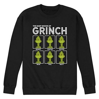 Men's Dr. Suess The Grinch Moods Sweatshirt