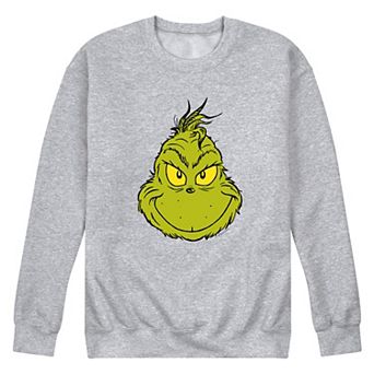 Men's Dr. Suess The Grinch Face Sweatshirt