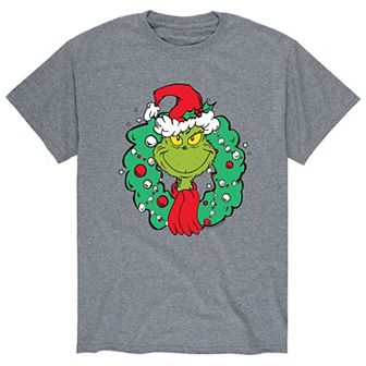 Men's Dr. Seuss The Grinch Wreath Tee