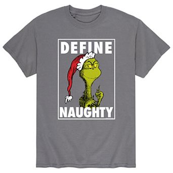 Men's Dr. Seuss The Grinch Naughty Tee