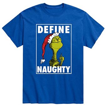 Men's Dr. Seuss The Grinch Naughty Tee