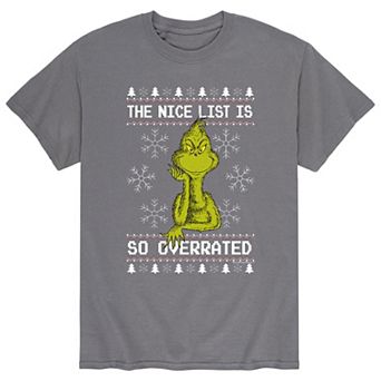 Men's Dr. Seuss The Grinch Overrated Tee