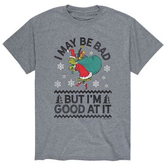 Men's Dr. Seuss The Grinch Bad Good Tee