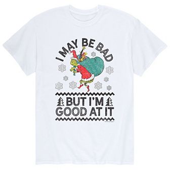 Men's Dr. Seuss The Grinch Bad Good Tee