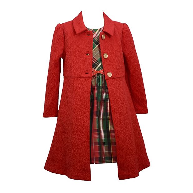 Girls 4 12 Bonnie Jean Plaid Taffeta Dress