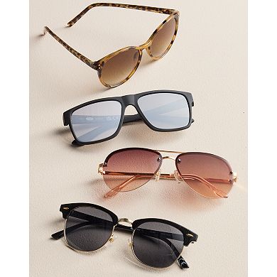 Women's Sonoma Goods For Life® 60mm Metal Rimless Aviator Sunglasses