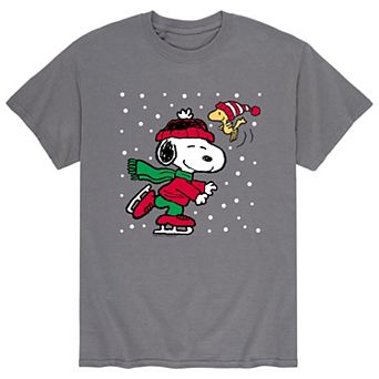 Men's Peanuts Ice Skating Tee