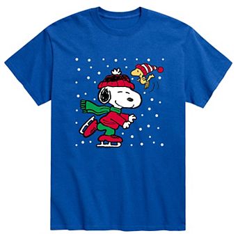 Men's Peanuts Ice Skating Tee