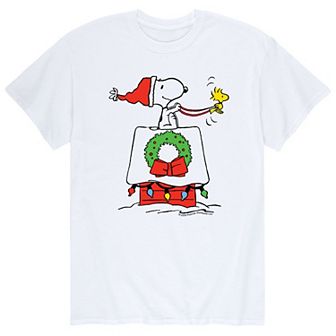 Men's Peanuts Snoopy Sleigh Tee