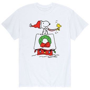 Men's Peanuts Snoopy Sleigh Tee