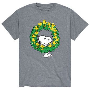 Men's Peanuts Wreath Fam Tee
